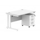 Core Desk With Underdesk Pedestal
